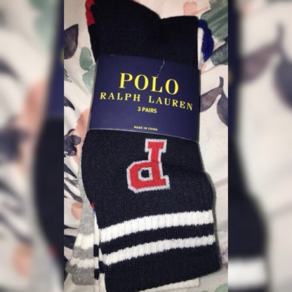 COPY - Polo Ralph Lauren 3 pack socks